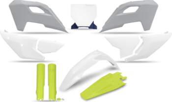 Plastic Kit with fork guards Husqvarne
