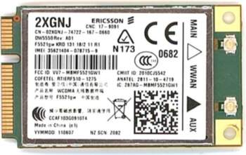 Dell Wireless 5550 3G modems +