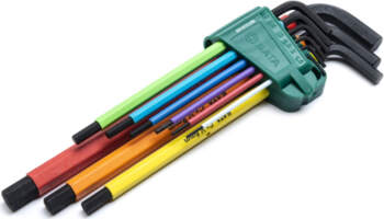 L-Handle Hex key extra long colored