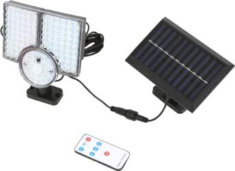 Solar wall light with motion /