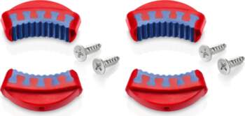 2 pairs of one-component plastic inserts