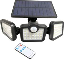 Solar wall light with motion /