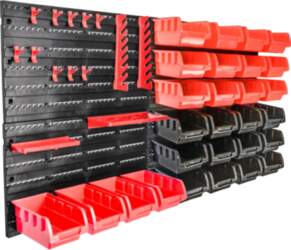 Tool board with containers and handles