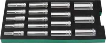 Tray. 1/2" Dr. Deep socket set