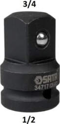 1/2" Dr. Impact adapteris 1/2" (F)
