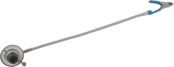 Torque angle meter with clip arm