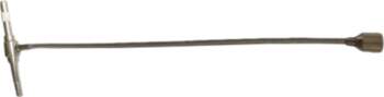 Valve fishing tool with long flexible