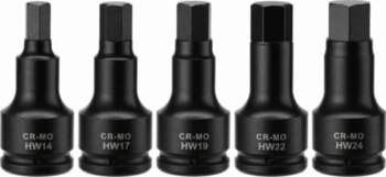 3/4" Dr. Bit socket impact set