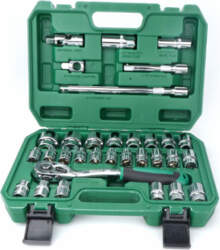 1/2" Dr. Socket set 32pcs 6pt+12pt