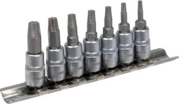 Extractor set 7pcs (thin) 1/4" TORX