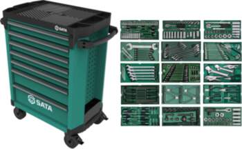 Roller cabinet PRO with tool set