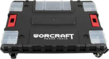 Platform with wheels for plastic tool
