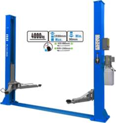 Two post lift with single side
