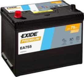 EXIDE TECHNOLOGIES EXIDE PREMIUM-EA755 12V-75Ah /