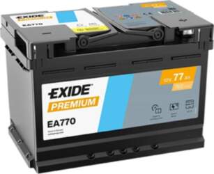 EXIDE TECHNOLOGIES EXIDE PREMIUM-EA770 12V-77Ah /
