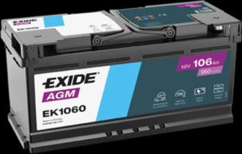 EXIDE TECHNOLOGIES EXIDE-EK1060 AGM Start Stop