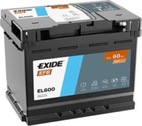 EXIDE TECHNOLOGIES EXIDE-EL600 EFB Carbon Boost