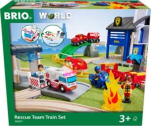 Brio - Rescue Team Train Set