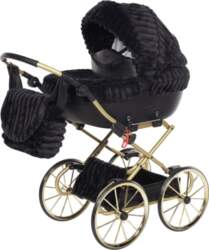 Leļļu ratiņi Junama Muffy Black