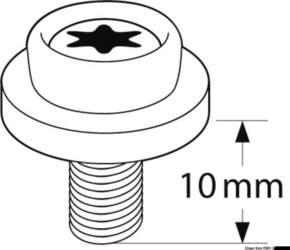 CAF-COMPO universal screw stud metric thread
