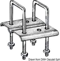 Osculati Left mounting bracket for roller