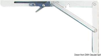 Osculati SS foldable for table (pair