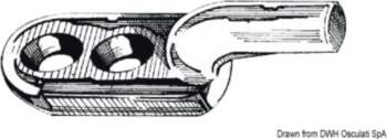 - Chromed brass multipurpose hook 43x13x14