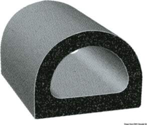 Osculati Self-adhesive EPDM black profile 17