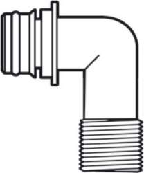 Osculati Europump 90° plug-in quick fitting