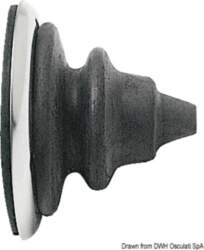 Osculati SS ring nut with grey