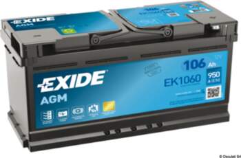Exide Technologies AGM battery for starting
