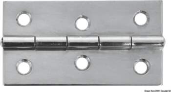 Osculati Mirror polished SS rectangular hinge