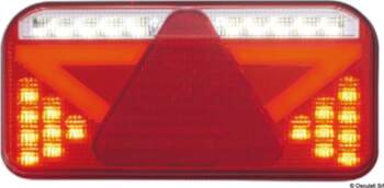 Osculati Left LED rear light w/triangular