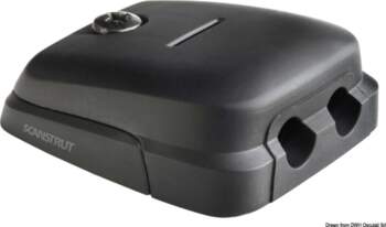 SCANSTRUT horizontal stuffing box black plastic