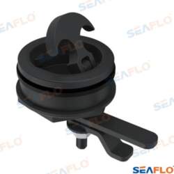 Seaflo Handle Flush Latch Locking Black