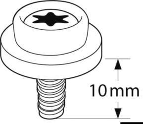CAF-COMPO universal screw stud short thread