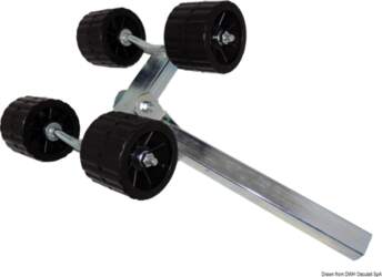 Osculati Side double roller square pipe