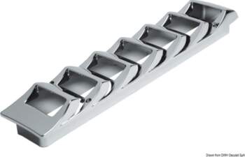 Osculati Side louvred vent chromed ABS