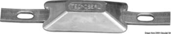 Tecnoseal Rectangular anode w/insert 127x60x25 mm