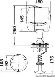 Osculati DHR light adjustable from inside
