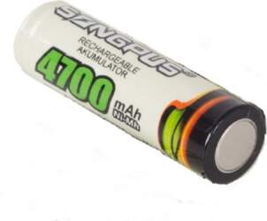 AA 4700 mAh akumulators