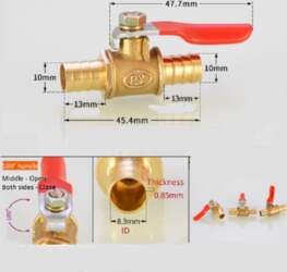 Krāns 10 mm
