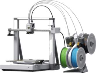 Bambu Lab A2L Combo 3D printeris