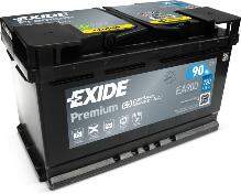 Akumulators Exide EA900 90Ah, 720A, (-