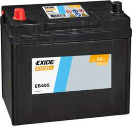 Akumulators EXIDE Excell EB455 45Ah 330A
