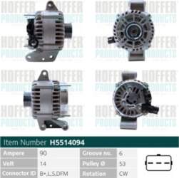 Ģenerators HOFFER H5514094