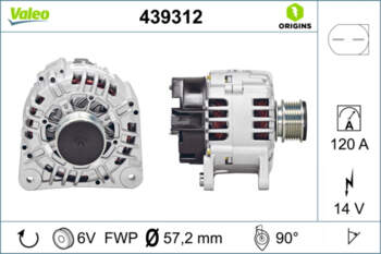 Ģenerators VALEO 439312
