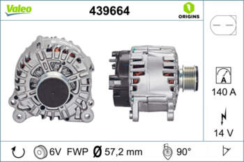 Ģenerators VALEO 439664