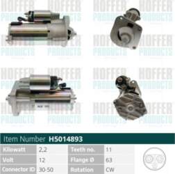 Starteris HOFFER H5014893