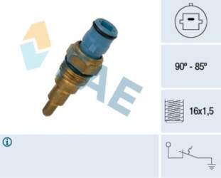 Termoslēdzis, radiatora ventilators FAE 37660